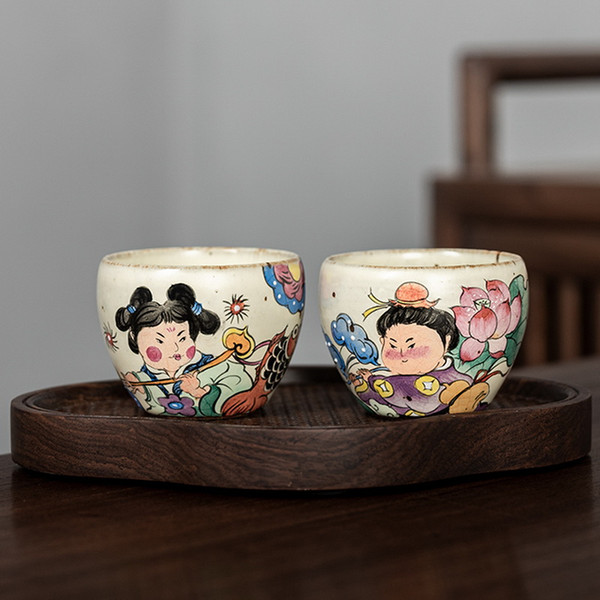 Ji Xiang Ru Yi Ceramic Gongfu Tea Tasting Teacup 70ml