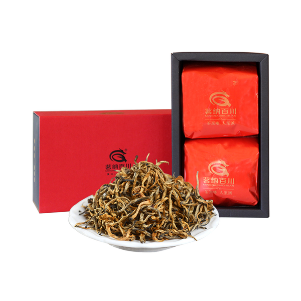 MINGNABAICHUAN Brand Zhen Pin Jin Ya Dian Hong Yunnan Black Tea 200g