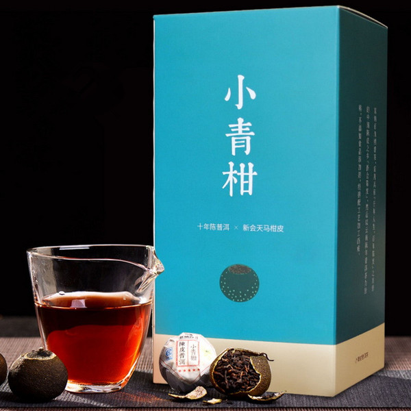 MINGNABAICHUAN Brand Xiao Qing Gan Chenpi Orange Pu'er Yunnan Pu-erh Tea Stuffed Tangerine Ripe 2023 250g