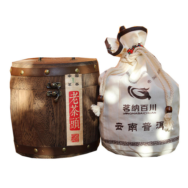 MINGNABAICHUAN Brand Old Tea Head Pu-erh Tea Tuo 2019 600g Ripe