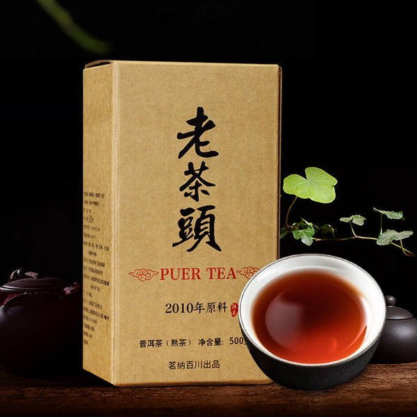 MINGNABAICHUAN Brand Old Tea Head Pu-erh Tea Tuo 2010 500g Ripe