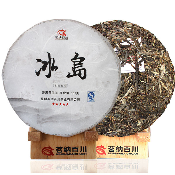 MINGNABAICHUAN Brand Five Star Iceland Pu-erh Tea Cake 2017 357g Raw