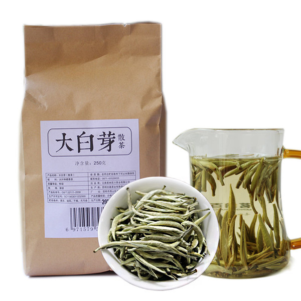 MINGNABAICHUAN Brand Big White Bud Bai Hao Yin Zhen Silver Needle Fuding White Tea 250g