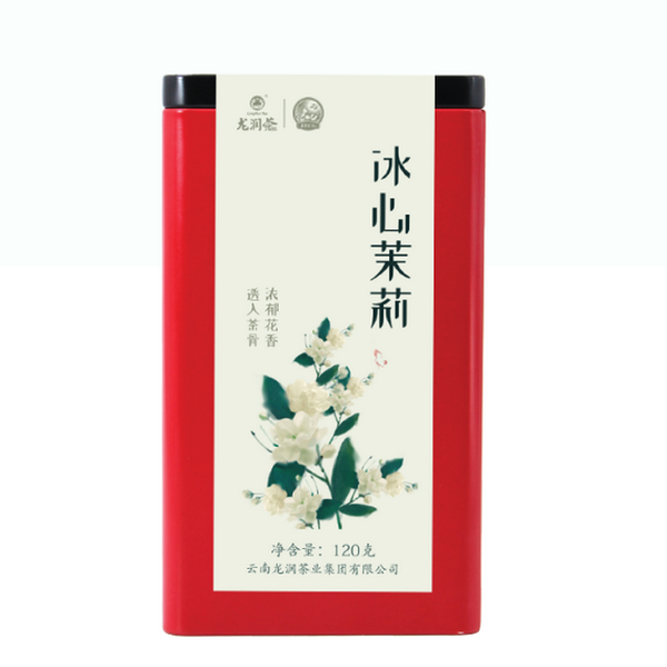 LONGRUN TEA Brand Bing Xin Jasmine Pu-erh Tea Loose 2020 120g Raw