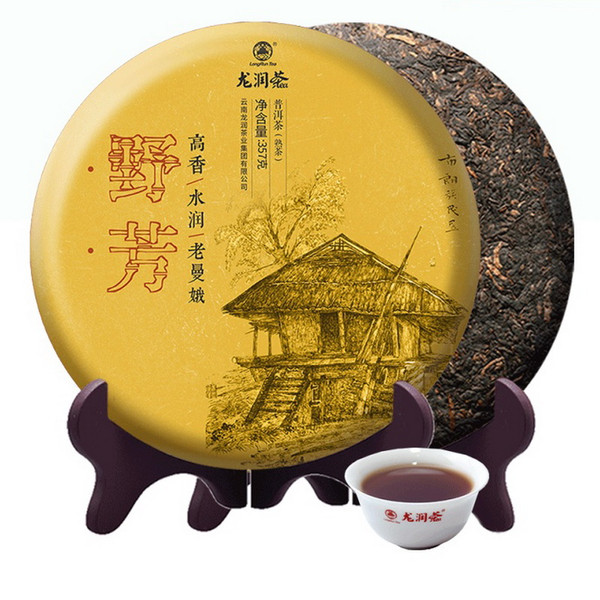 LONGRUN TEA Brand Ye Fang Pu-erh Tea Cake 2019 357g Ripe