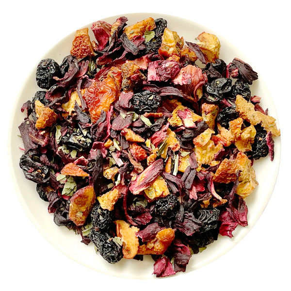 Black Currant Assorted Dried Fruits Herbal Tea