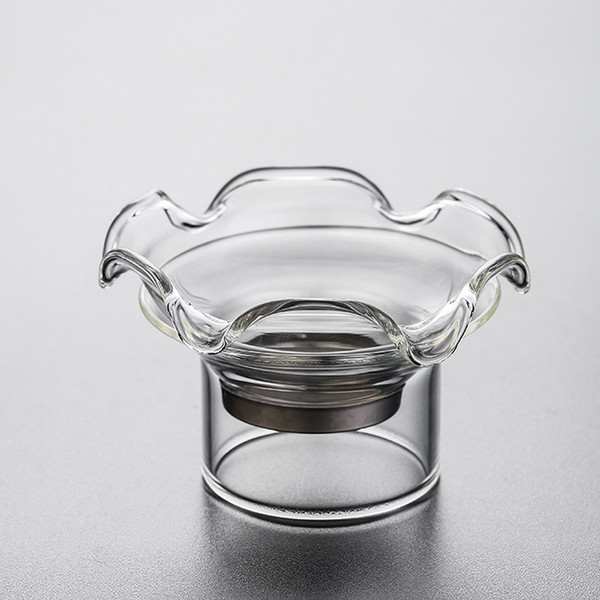 He Hua Transparent Glass Gongfu Tea Strainer