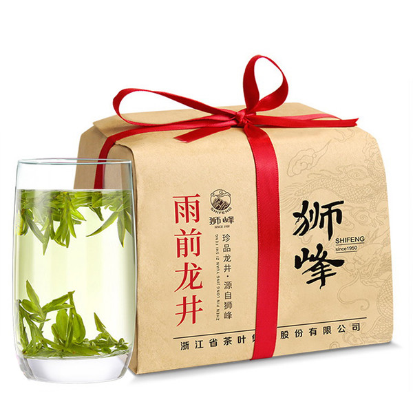 Shi Feng Lion Peak Brand Spring Harvest Long Jing Dragon Well Green Tea 250g