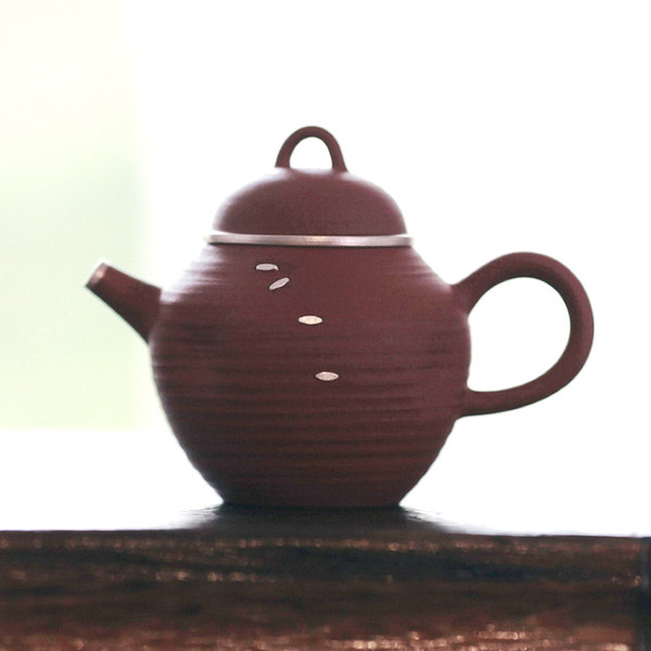 Shou Nie Ju Yin Handmade Chinese Yixing Zisha Red Clay Teapot 125ml