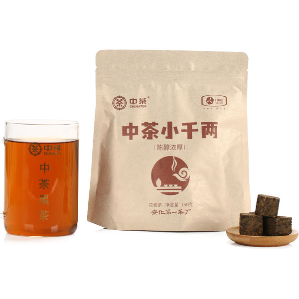 CHINATEA Brand Xiao Qian Liang Hunan Anhua Dark Tea 150g Brick