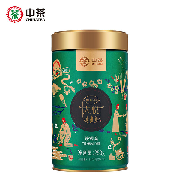 CHINATEA Brand Da Yue Series Tie Guan Yin Chinese Oolong Tea 100g