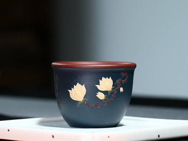 Handmade Yixing Zisha Clay Teacup Lanxiang 150ml
