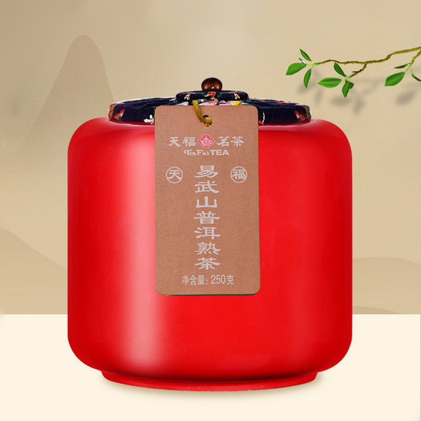 TenFu's TEA Brand Yi Wu Shan Aging Pu-erh Tea Loose 2025 250g Ripe