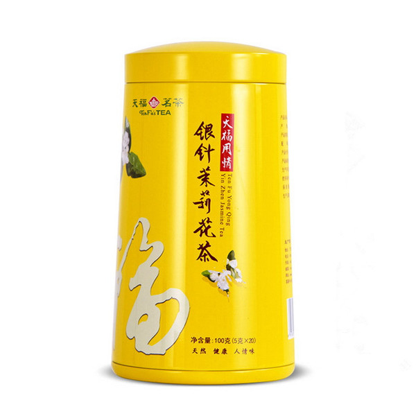 TenFu's TEA Brand Yong Qing Yin Zhen Mo Li Jasmine Green Tea 100g