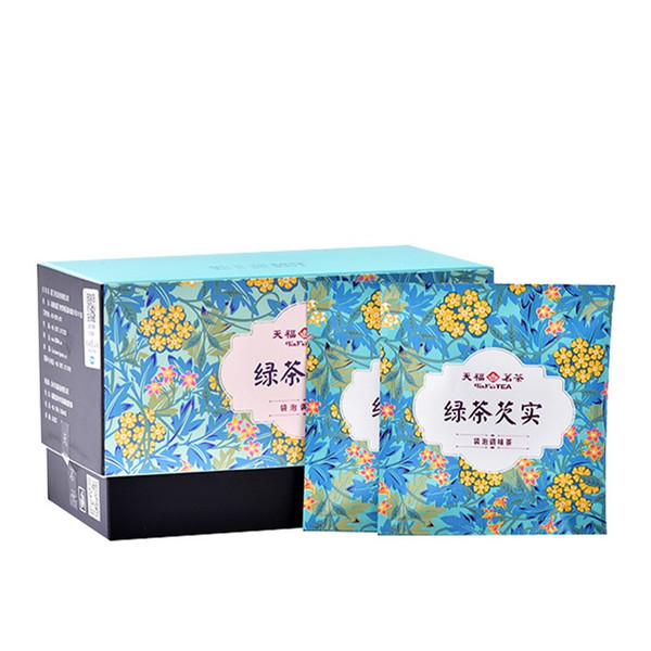 TenFu's TEA Brand Green Tea Gorgon Eight Treasures Ba Bao Cha Asssorted Herbs & Fruits Chinese Bowl Tea Tea Bag 36g