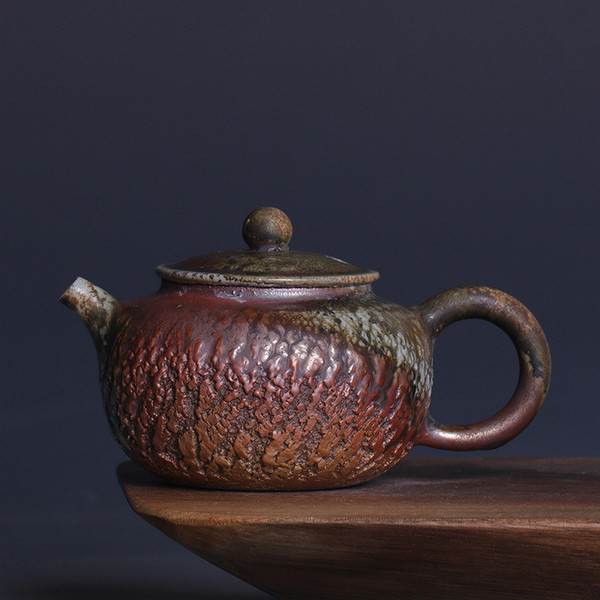 Chai Shao 31# Handmade Wood-Fired Ceremic Teapot 210ml