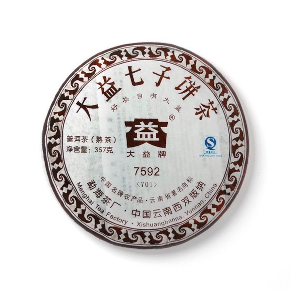TAETEA Brand 7592 Pu-erh Tea 2007 357g Ripe