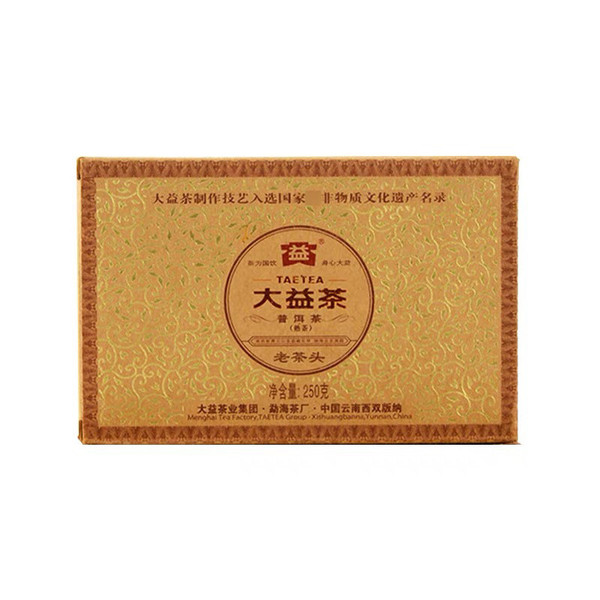 TAETEA Brand Lao Cha Tou Pu-erh Tea 2011 250g Ripe