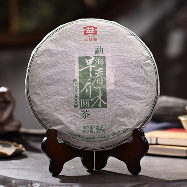 TAETEA Brand Zao Chun Qiao Mu Pu-erh Tea 2013 357g Raw