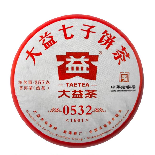 TAETEA Brand 0532 Pu-erh Tea 2016 357g Ripe