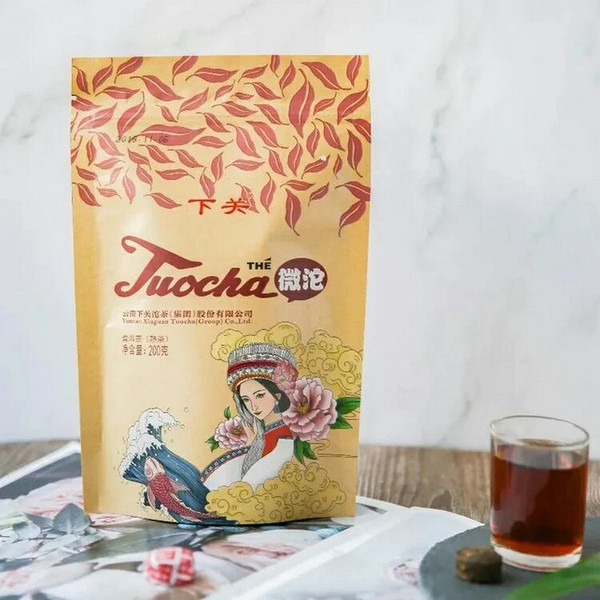 XIAGUAN Brand Wei Tuo Pu-erh Tea Tuo 2021 200g Ripe