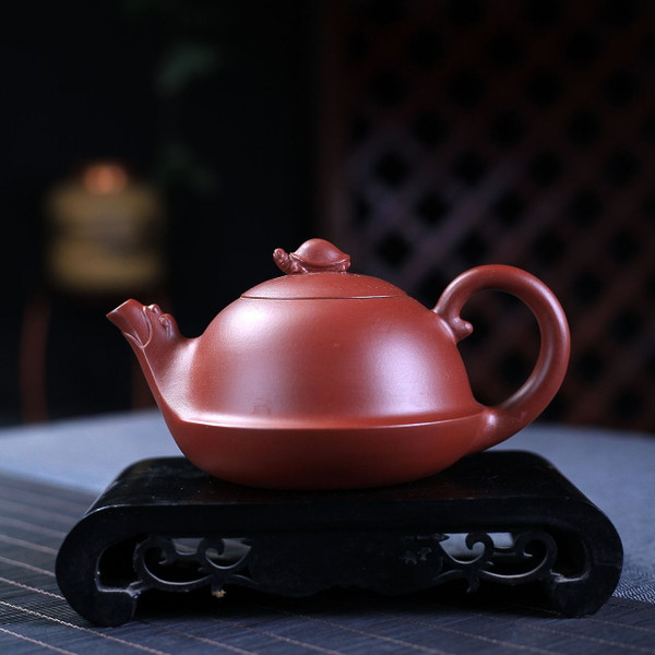 Handmade Yixing Zisha Clay Teapot Fu Shou Long Gui 330ml