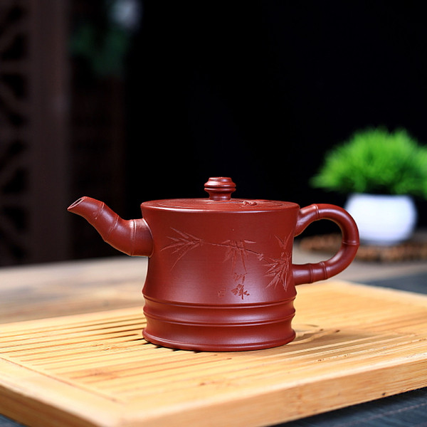Handmade Yixing Zisha Clay Teapot Gao Feng Liang Jie 220ml