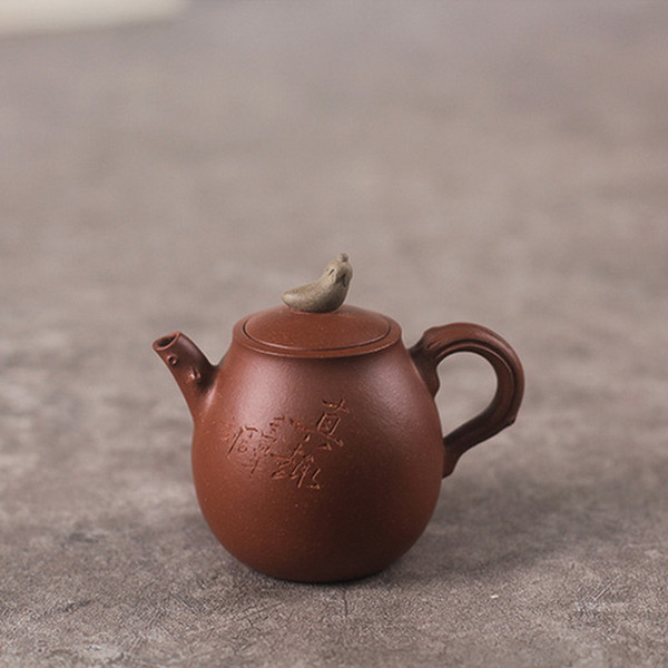 Handmade Yixing Zisha Clay Teapot Zhen Qu 150ml