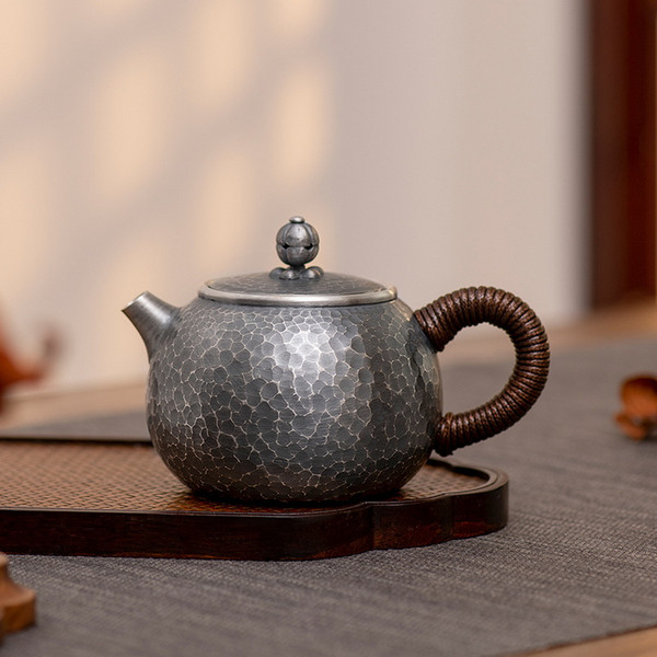 Handmade Pure Silver Teapot zhong Shi Xi Shi 360ml