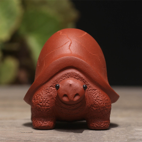 Handmade Yixing Zisha Clay Tea Pet Jiang Jun Gui