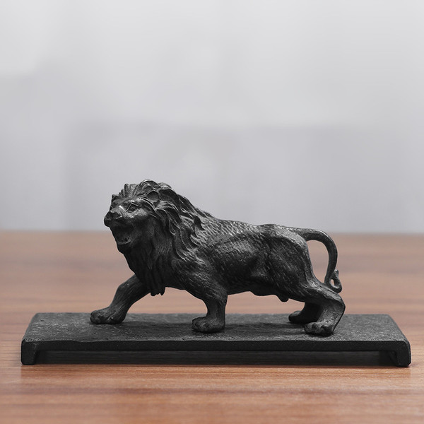 Lion Stone Tea Pet Table Decoration Ornament