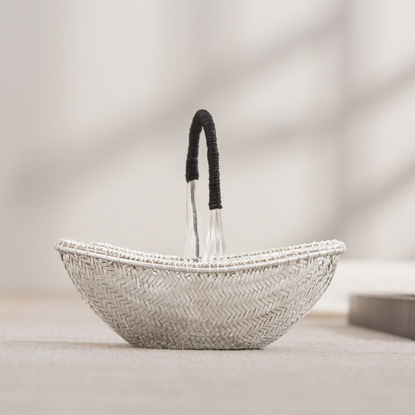 Handmade Pure Silver Loose Tea Strainer Basket