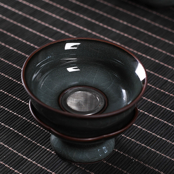 Bing Lie Wen Ru Kiln Ceramic Gongfu Tea Strainer