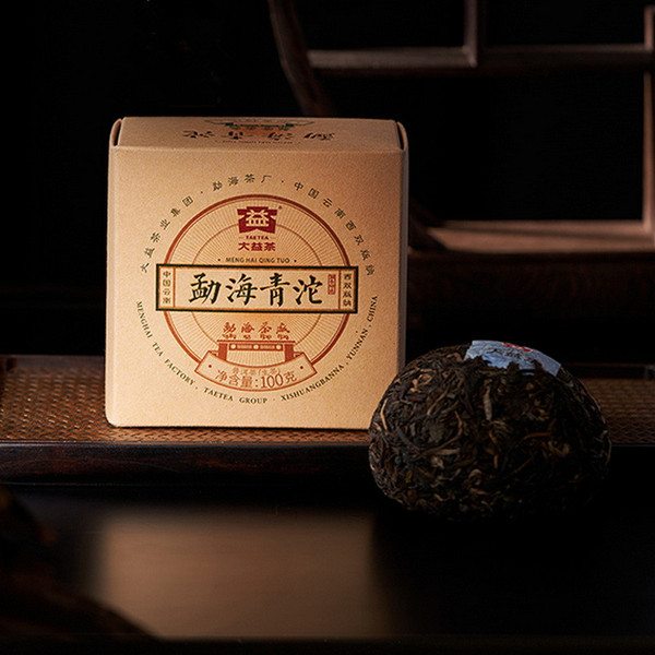 TAETEA Brand Meng Hai Qing Tuo Pu-erh Tea 2023 100g Raw