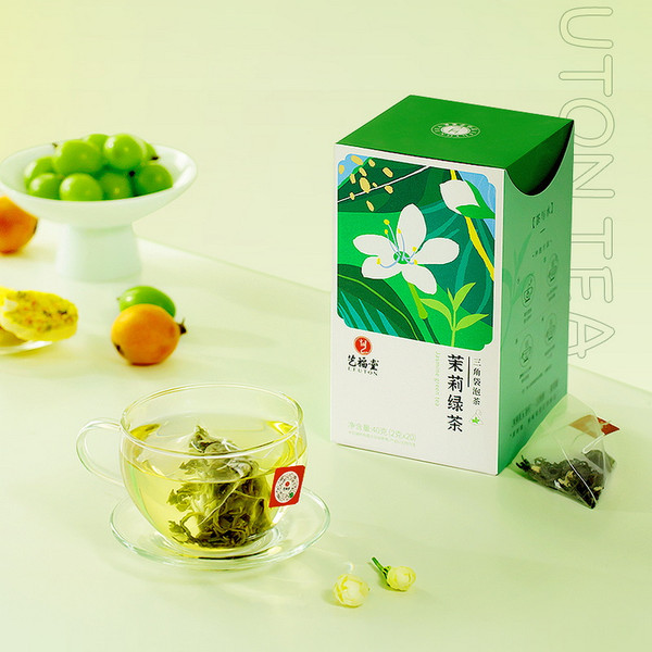 EFUTON Brand Zhu Sui Jasmine Green Tea Tea Bag 40g