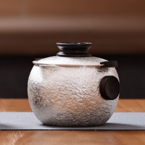 Handmade Pure Silver Teapot Yan Ji 218ml