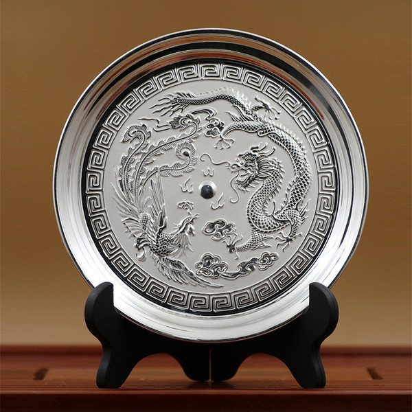Jing Mian 999 Silver Tea Tray 240x240x10mm