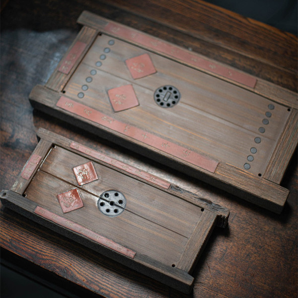 Handmade Yixing Zisha Clay Tea Serving Tray Men Ban