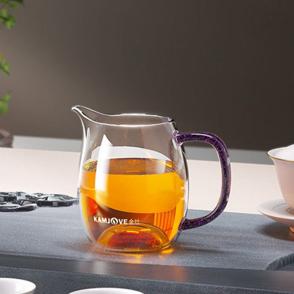 Kamjove GD-022 Glass Fair Cup Of Tea Serving Pitcher Creamer 280ml