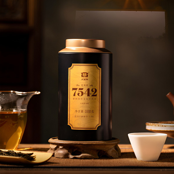 TAETEA Brand 7542 Pu-erh Tea Nuggets 2026 100g Raw