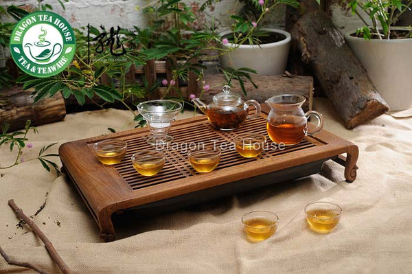 Clear Glass Chinese Gongfu Teapot Tea Set * 9 pcs