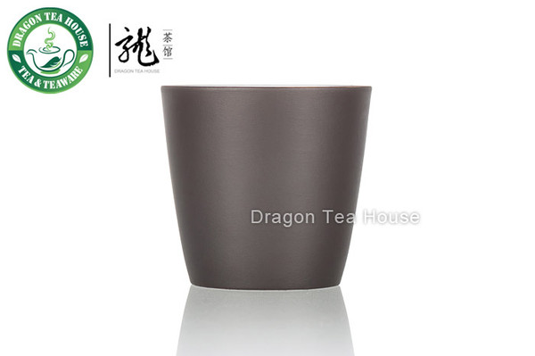 Yixing Clay Glazed Dark Brown Zisha Teacup 90ml 3.04 oz