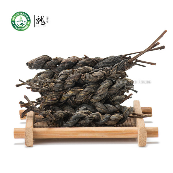 Handmade Plait Puer Yunnan Snowy Mountain Braided Loose Puer Tea Raw