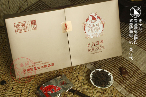 Wuyi Star First Grade Big Classic Flavour Red Robe Dahongpao Rock Oolong Tea 7gx28 Bags Complete Box