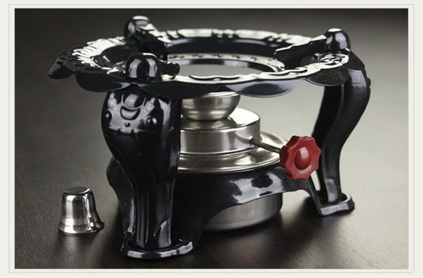 Three Legs Metal Adjustable Alcohol Stove Warmer Teapot Burner for Tea Ceramony