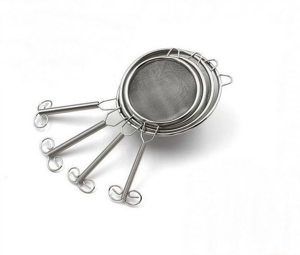 Stainless Steel Fine Mesh Loose Tea Strainer Leaves Filter with Handle 7.5cm