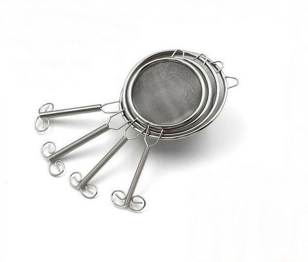 Stainless Steel Fine Mesh Loose Tea Strainer Leaves Filter with Handle 9cm