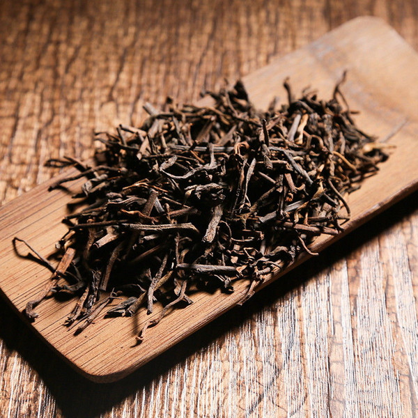 Menghai Aged Ancient Tree Stem Old Pu'er Tea Stalk Loose Chinese Pu-erh Ripe