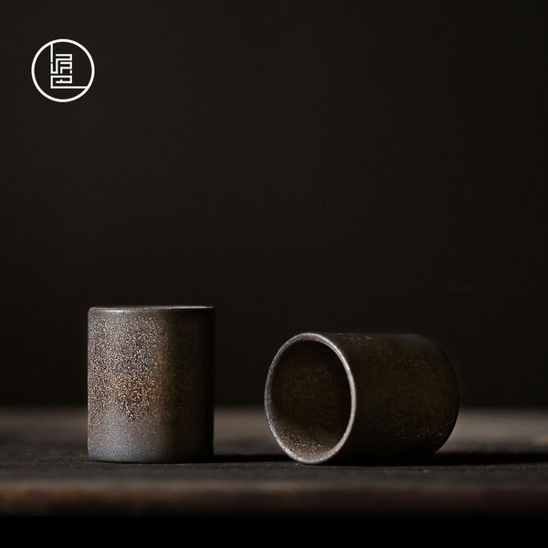 Liu jin Coarse Pottery Ceramics Gongfu Tea Tasting Teacup