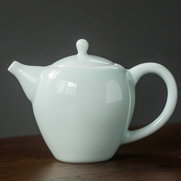 Ying Qing Simple Ceramic Chinese Kung Fu Tea Teapot 200ml